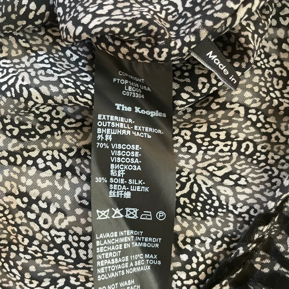 The Kooples Moonlight Leopard Devore Tank - Picture 5 of 6